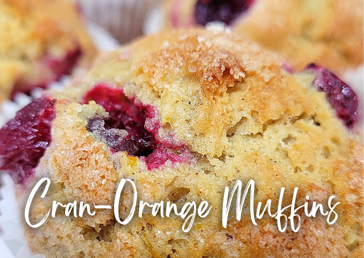 Moist Sourdough Muffins with Orange and&nbsp;Cranberries